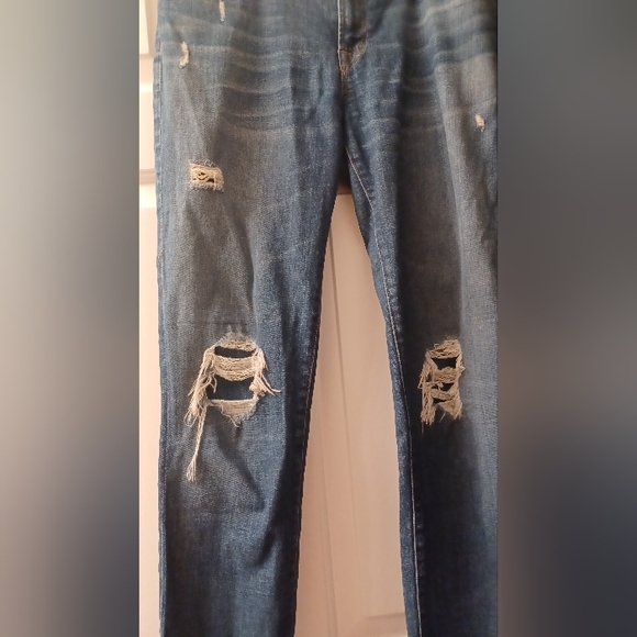J. Brand Sz 29 Ellis Villain Distressed Destructed Ripped Skinny Jeans - Picture 5 of 16